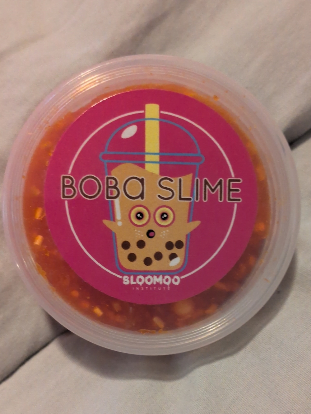 Boba Slime - Orange Boba Party Slime
